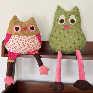 Pottery Barn Kids - owl pillows set of 2